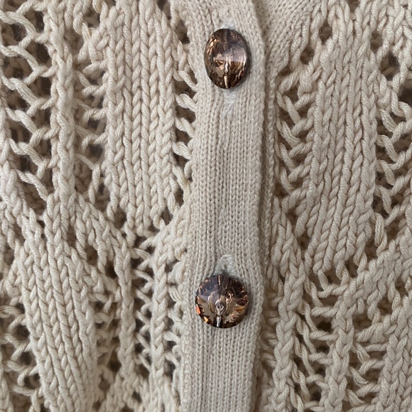 NWOT Charlotte Tan Sweater size Small - Picture 3 of 6